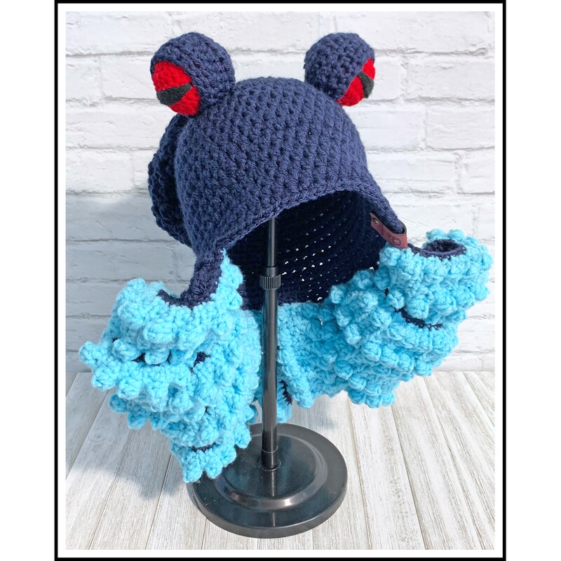 Kraken Hat, Handmade Crochet